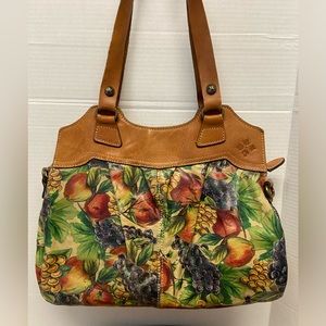 Patricia Nash Fruit print Leather Tote -  Perfect Bag to take to the winery